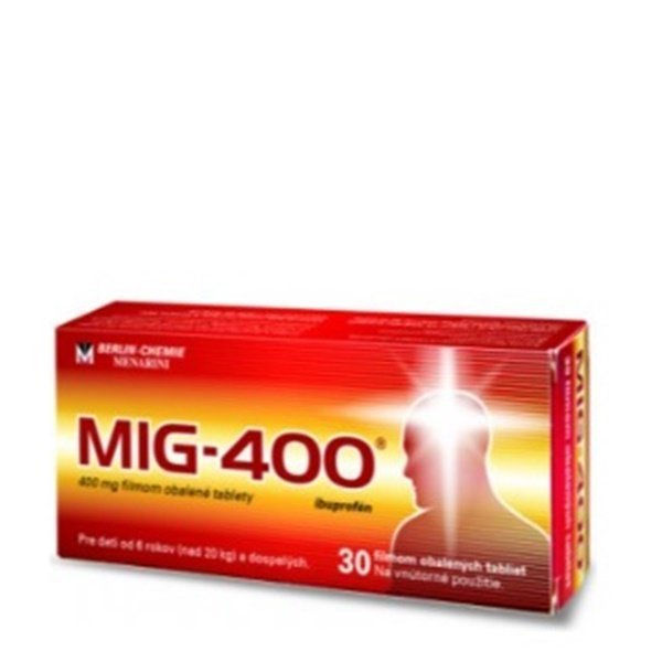 E-shop Mig 400 na bolesť a horúčku 30 tabliet