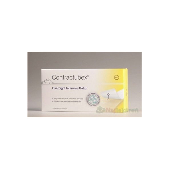 Contractubex intenzívna nočná náplasť 21 ks
