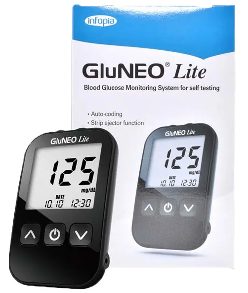 E-shop Glukomer Gluneo Lite súprava glukomeru a príslušenstva 25ks