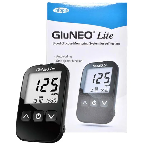 Glukomer Gluneo Lite súprava glukomeru a príslušenstva 25ks