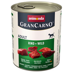 Animonda GRANCARNO® dog adult hovädzie a divina 6 x 800g konzerva