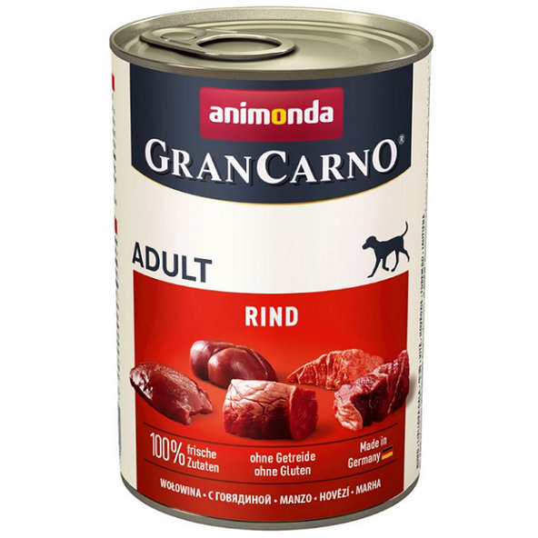 Animonda GRANCARNO® dog adult hovädzie 6 x 400g konzerva