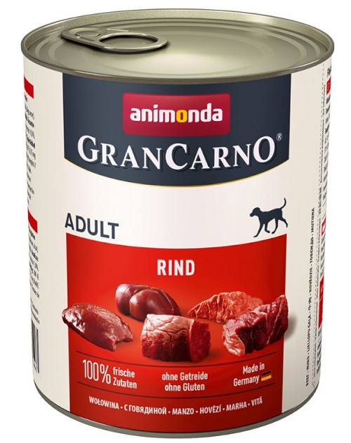 E-shop Animonda GRANCARNO® dog adult hovädzie 6 x 800g konzerva