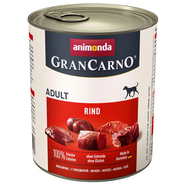 Animonda GRANCARNO® dog adult hovädzie 6 x 800g konzerva