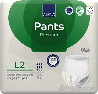 E-shop ABENA Pants Premium L2, navliekacie nohavičky (veľ. L), 15 ks