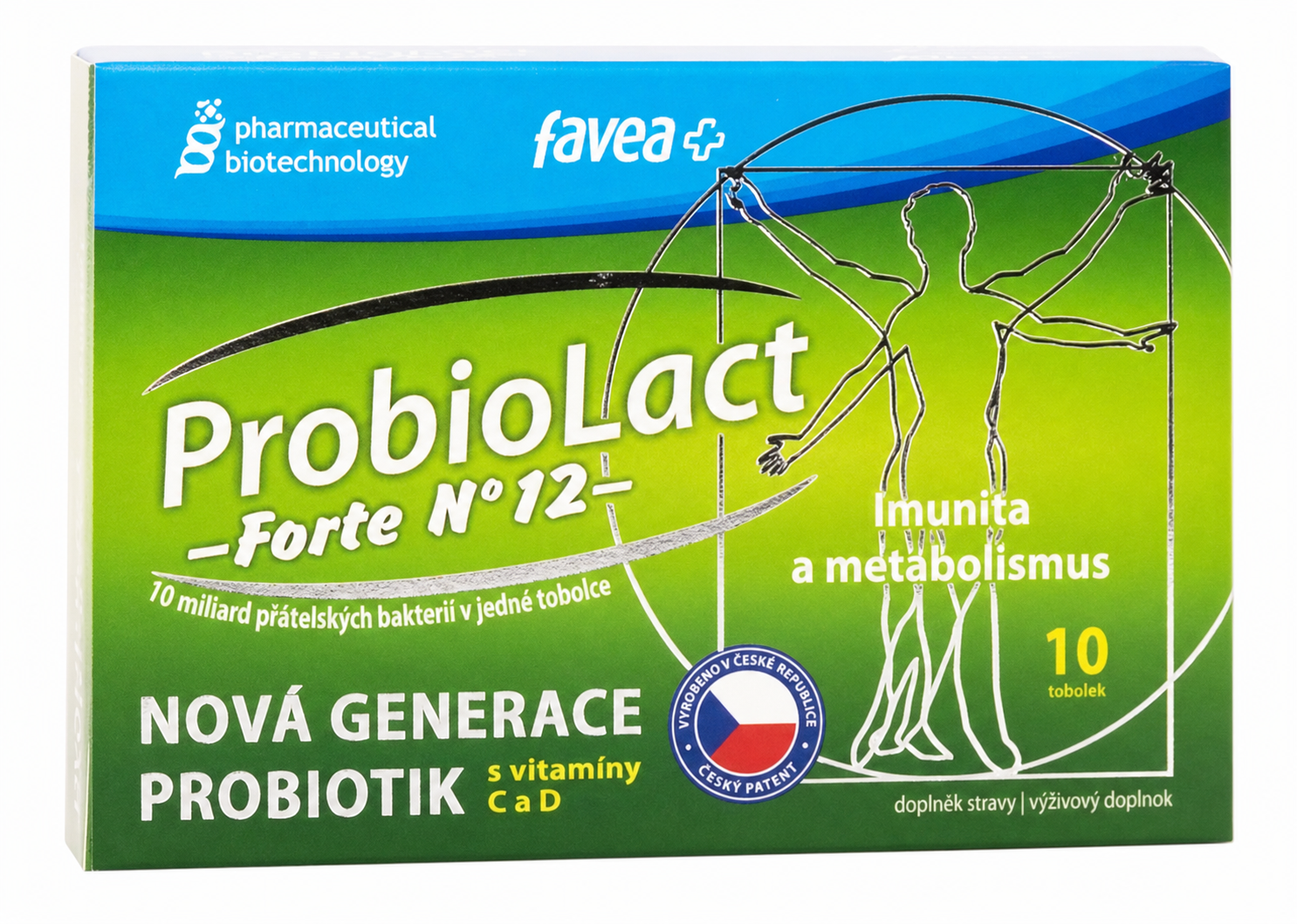 favea ProbioLact Forte N°12 10 kapsúl