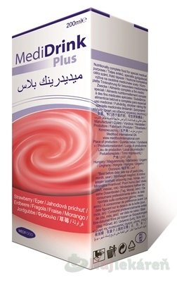 E-shop MediDrink Plus jahodová príchuť 30x200 ml