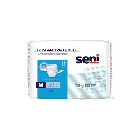 Seni ACTIVE CLASSIC navliekacie nohavičky (veľ. M), 10 ks