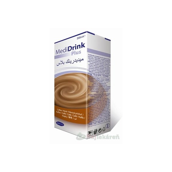 MediDrink Plus kávová príchuť 30x200 ml