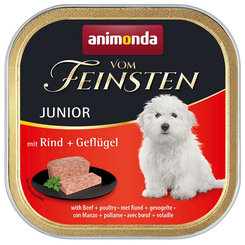Animonda Vom Feinsten dog JUNIOR hovädzie a hydina 11 x 150g