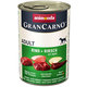 Animonda GRANCARNO® dog adult hovädzie, jeleň, jablko 6 x 400g konzerva