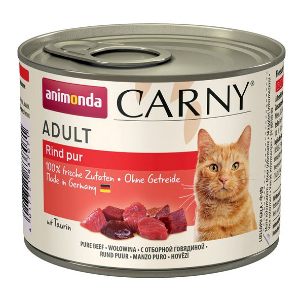 Animonda CARNY® cat Adult hovädzie konzervy pre mačky 6x200g