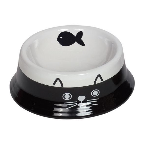 "Face" 140ml ø14cm čierna/biela