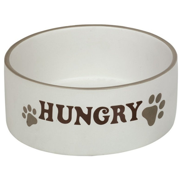 "Hungry" L krémová Ø18x7cm