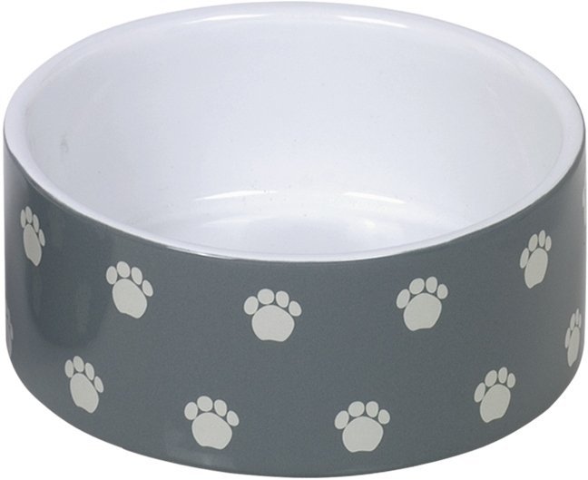 E-shop Pata šedá keramická miska pre psy a mačky 1100ml