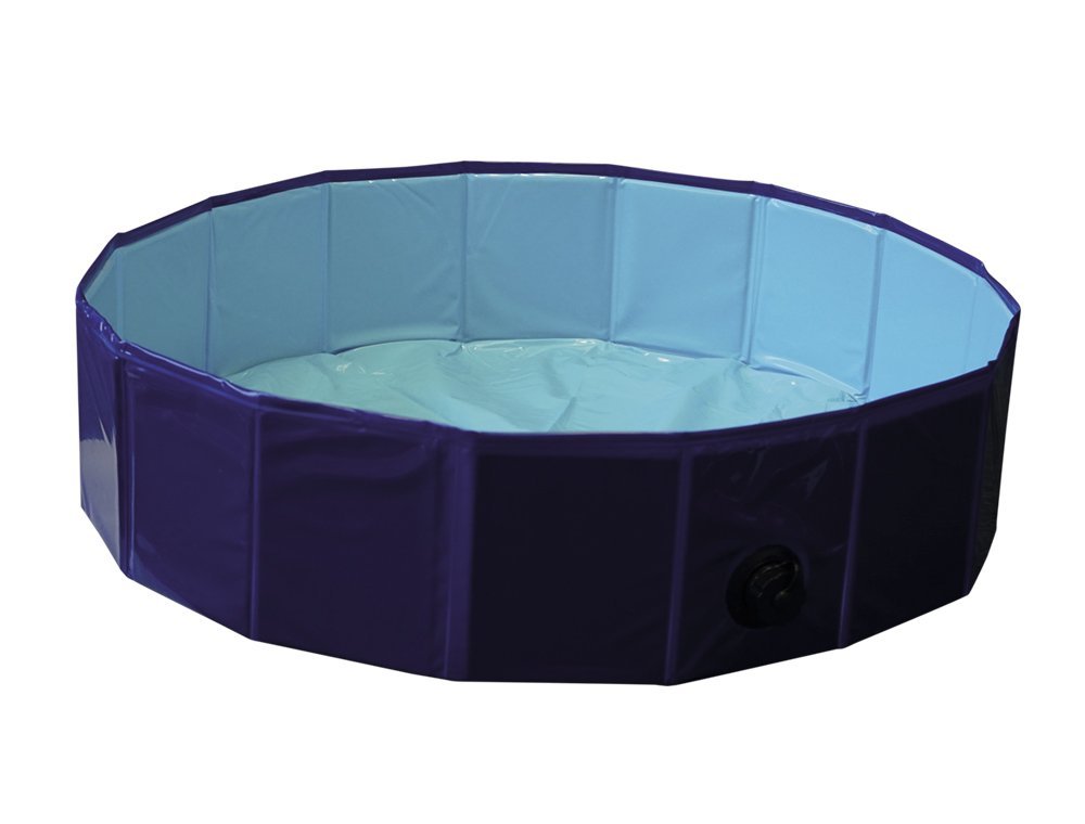 E-shop Bazén pre psy L v modrej farbe Ø160x30cm