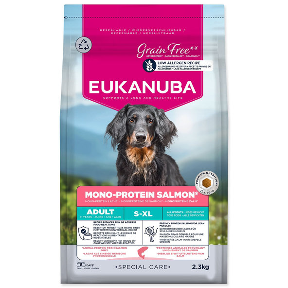 EUKANUBA Special Care Adult Mono Protein krmivo pre psy losos 2,3 kg