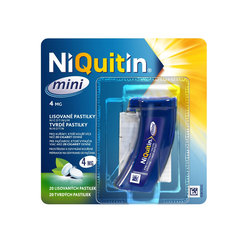 NiQuitin Mini pastilky proti fajčeniu 4mg 20ks