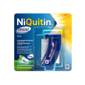 NiQuitin Mini pastilky proti fajčeniu 4mg 20ks
