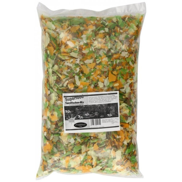 Krmivo vločky mix pre jazierkové ryby 6000ml