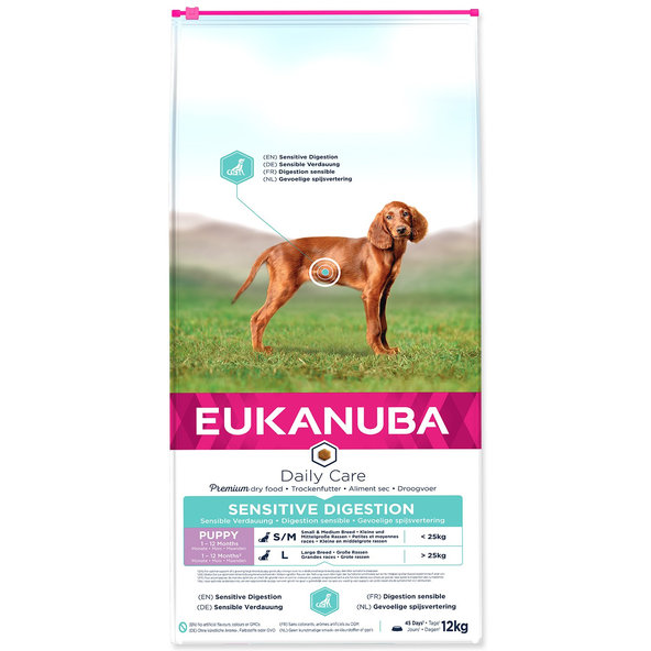 Krmivo EUKANUBA Daily Care Puppy Sensitive Digestion 12kg