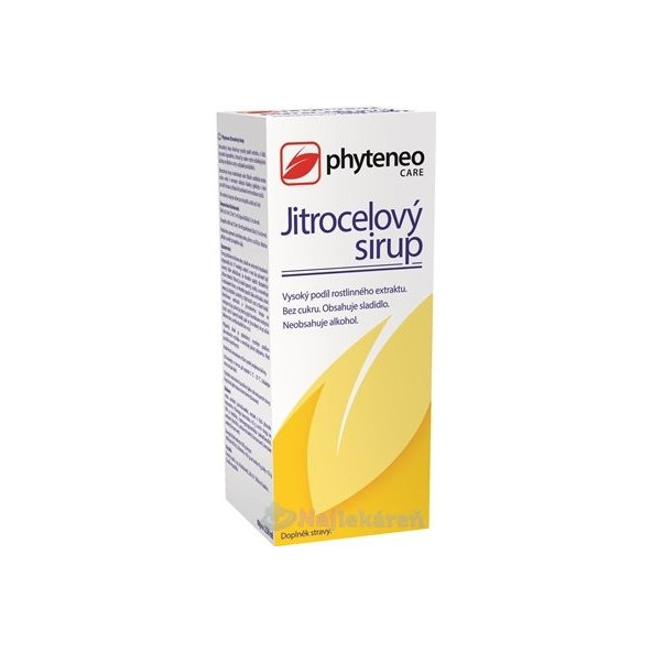 Phyteneo Skorocelový sirup bez cukru 250 ml
