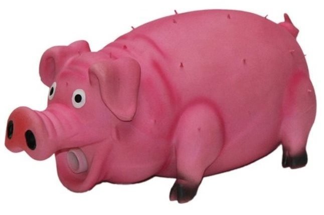 E-shop Latexová hračka Prasiatko 20cm ružové