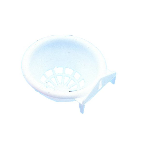 Plastové hniezdo biele Ø 10cm