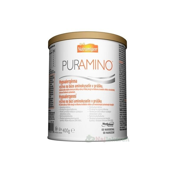 Nutramigen PURAMINO hypoalergénna výživa (od narodenia) 400 g
