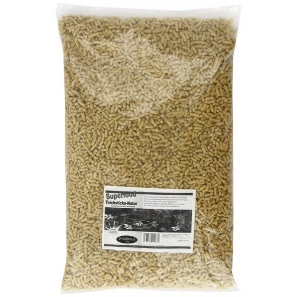 TYČINKY natural plávajúce krmivo pre jazierkové ryby 6000ml