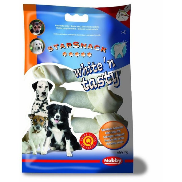 Kalciová kosť pre psy na hryzenie a čistenie zubov 175g