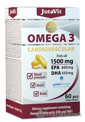 E-shop JutaVit Omega 3 Kardiovaskulár 1500 mg, 60 cps