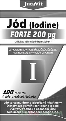 E-shop JutaVit Jód Forte 200 μg, 100 tbl