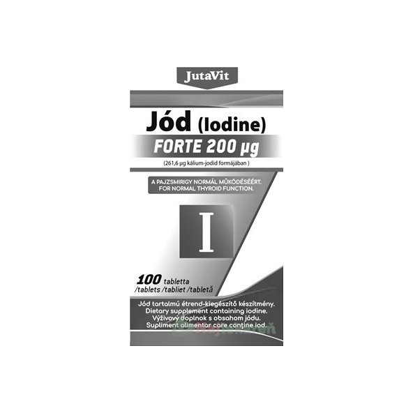 JutaVit Jód Forte 200 μg, 100 tbl