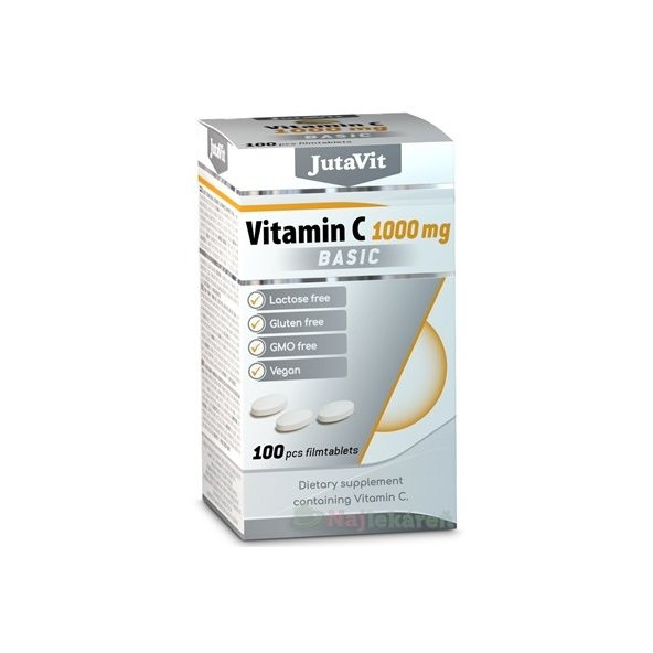 JutaVit Vitamín C 1000 mg Basic, 100 tbl