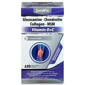 JutaVit Glukozamín Chondroitín kolagén MSM, 120 tbl