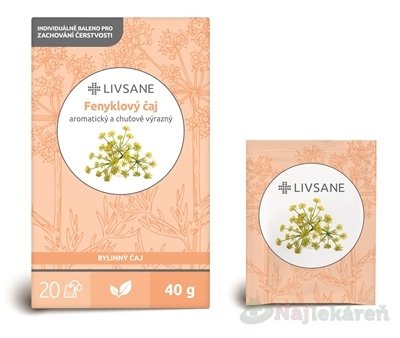 E-shop LIVSANE Feniklový čaj bylinný čaj 20x2 g