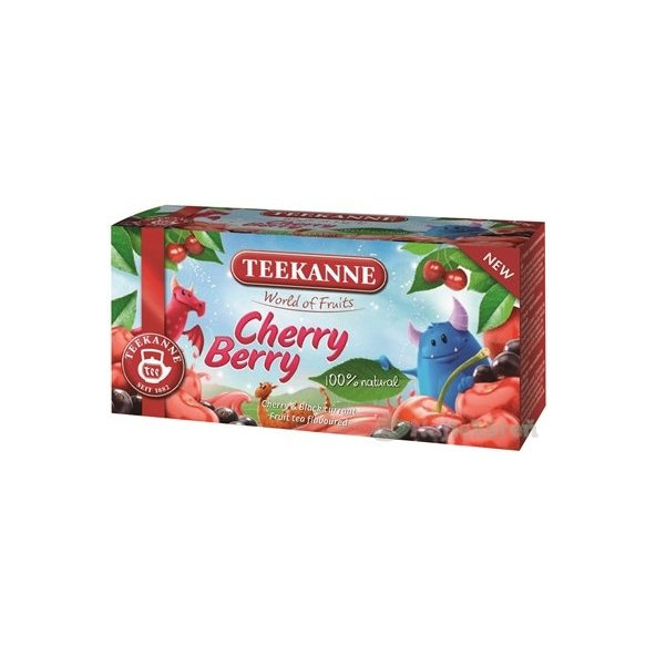 TEEKANNE WOF Cherry Berry ovocný čaj, 20x2,25 g