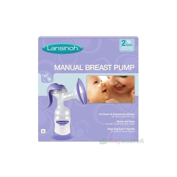 LANSINOH Dvojfázová odsávačka mlieka manuálna 1 ks