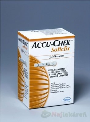 E-shop ACCU-CHEK® Softclix Lancet 200 lancety do odberového pera 200ks