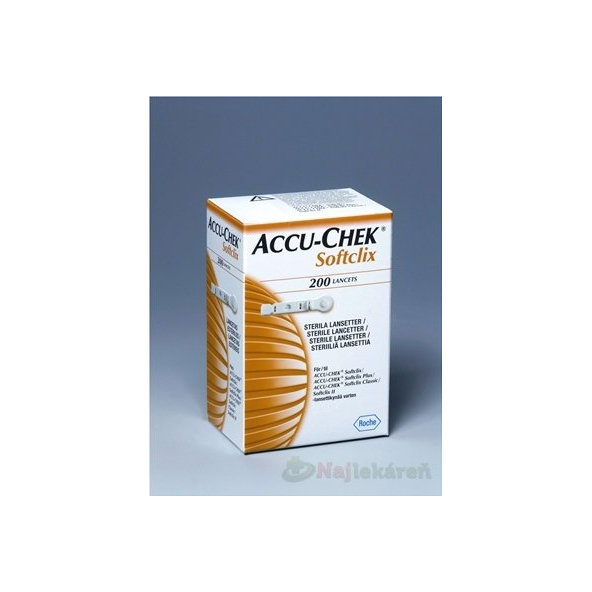 ACCU-CHEK® Softclix Lancet 200 lancety do odberového pera 200ks