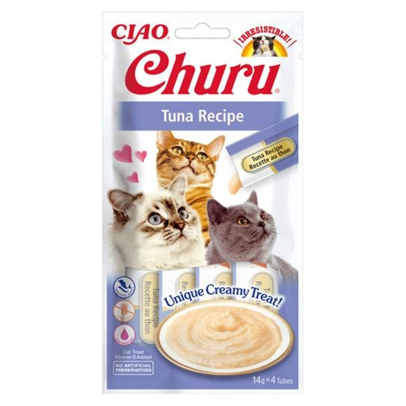 Maškrta Inaba Churu Pyré cat Tuniak pre mačky 12x4 tuby 672g