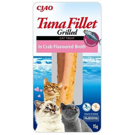Maškrta Inaba Churu Grilled cat Tuniak v krabom vývare 12ks 180g