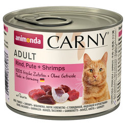 Animonda CARNY® cat Adult hovädzie, morka a krevety 6 x 200g konzerva
