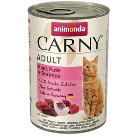 Animonda CARNY® cat Adult hovädzie, morka a krevety konzervy pre mačky 6x400g