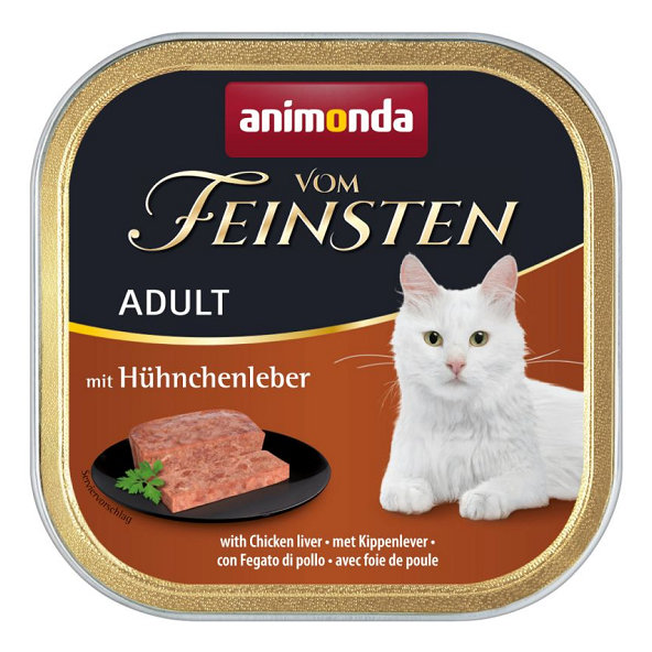 Animonda Vom Feinsten cat CLASSIC kuracia pečienka vaničky pre mačky 16x100g