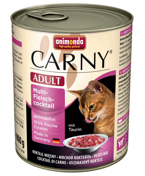 E-shop Animonda CARNY® cat Adult multimäsový koktail konzervy pre mačky 6x800g