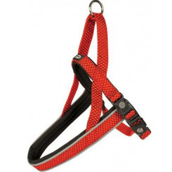 Postroj DUVO+ EXPLOR EAST nylón S 30-40cm/15mm červený