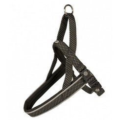 Postroj DUVO+ EXPLOR EAST nylón M 40-50cm/15mm čierny