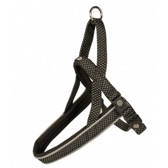 Postroj DUVO+ EXPLOR EAST nylón M 40-50cm/15mm čierny